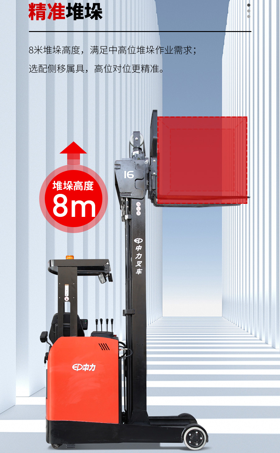 1.6噸前移式叉車(chē)